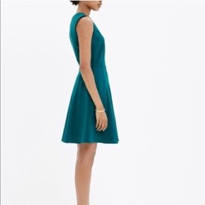 Madewell Green A-line dress
